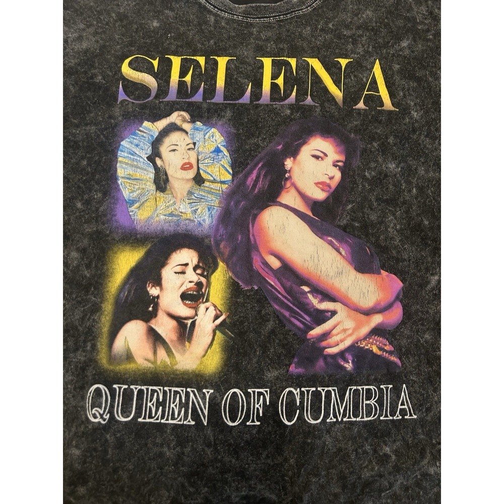 Licensed Selena T-Shirt L Black Queen of Cumbia Unisex Shirt Large - Picture 7 of 7